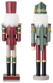 Drevené vianočné figúrky v súprave 2 ks (výška 38 cm) Darren – Bloomingville