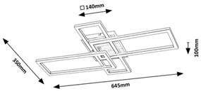 Rabalux 6590 - LED stropné svietidlo ASHTON LED/24W/230V