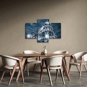 Obraz architektúry v tme (90x60 cm)