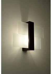 Sollux SL.0075 - Nástenné svietidlo FENIKS 1 1xE27/60W/230V wenge