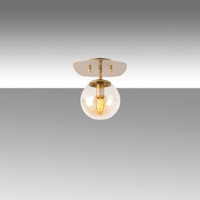 Stropní svítidlo Well II zlaté/čiré