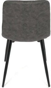 Jedálenská stolička čierna CT-281 BK3