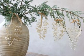 Luxusný dekoračný záves so sklenenými perličkami Glaze Forest - 10*13 cm
