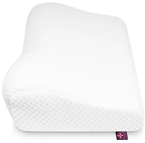 CONNECT IT CFH-6020-WH - Anatomický vankúš Taurus biely