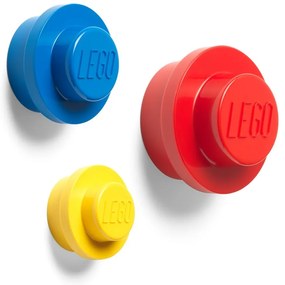 Sada 3 vešiakov na stenu LEGO® Colour