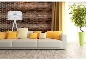 Stojacia lampa Intense Chrome, 1x textilné tienidlo (výber zo 6 farieb), (výber z 5 farieb konštrukcie), (fi 40cm)