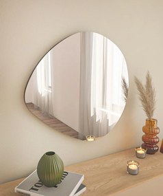 Dekorativní nástěnné zrcadlo Besso 60 cm černé