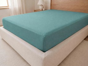 Plachta s gumičkou JERSEY šalviová 160 g/m² Rozmer: 220x200x25 cm