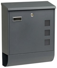 Poštová schránka BK 703, s tubusom, antracit