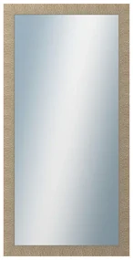 DANTIK - Zrkadlo v rámu, rozmer s rámom 50x100 cm z lišty Golf Champagne (2490)