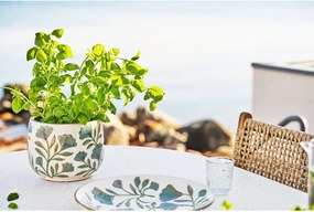 Keramický ručne vyrobený obal na kvetináč na bylinky ø 22,5 cm – House Nordic