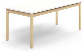 Stôl DECIBEL, 1800x800x720 mm, akustický HPL - biela