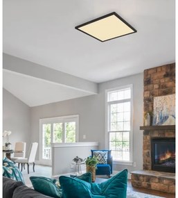 Globo 41563-24B - LED Kúpeľňové stropné svietidlo SAPANA LED/24W/230V IP44 čierna