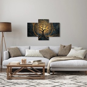 Obraz – Strom so zlatou aurou (90x60 cm)