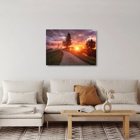 Sklenený obraz - Jamnik, Slovinsko (70x50 cm)