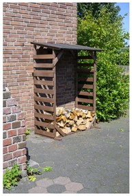 dobar Regál na palivové drevo „Ligno“, 133 x 77 x 169 cm  (100376915)