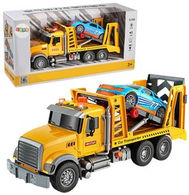 LEAN TOYS Odťahové vozidlo s autom 2v1