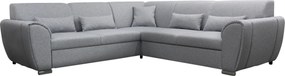 XXXLutz ROHOVÁ SEDAČKA, textil, svetlosivá Livetastic - Sedačky - 001574004214
