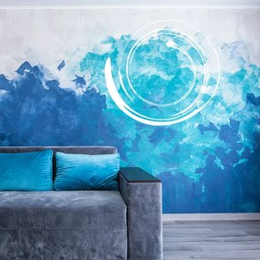 Sablio Samolepka na stenu: Zakulacenina - 120x120 cm
