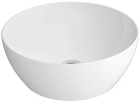 GSI, PURA keramické umývadlo na dosku, priemer 42 cm, biela lesk ExtraGlaze, 885111