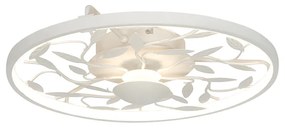 Stropné svietidlo Art Deco biele 3-stupňové stmievateľné - Bota