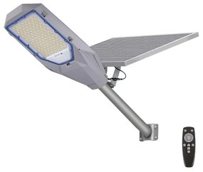 Milagro LED Stmievateľný reflektor so solárnym panelom LED/200W/20000 mAh 6500K IP65 šedá MI2437