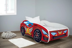 TOP BEDS Detská auto posteľ Racing Cars 140cm x 70cm - TOP CAR