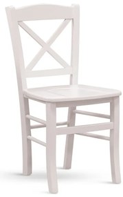 Stima Stolička CLAYTON s masívnym sedákom Vyberte odtieň ->: Biela (lak)