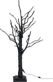 Dekorácia čierny svietiaci stromček Tree Bare Led glitt - 53*48*92 cm