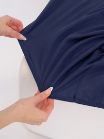 Jersey plachta Classic 140 x 200 cm – tmavo modrá