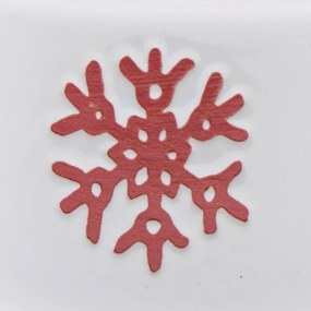 Súprava 6 keramických hrnčekov Vločka, 90 ml