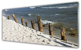 Obraz na akrylátovom skle Pláž more príroda 125x50 cm