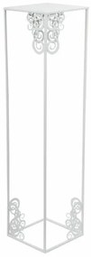 Stojan na kvety 80x24 cm biela