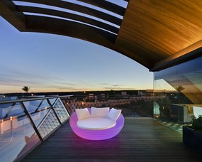 Pohovka Formentera s osvetlením Solar Smarttech