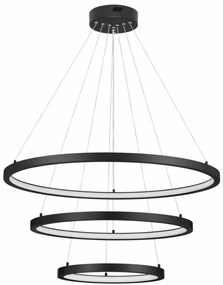 LED luster Empatia 180 čierne