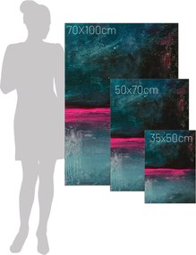 Plátno maľba Ekspression Pink I