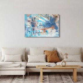 Obraz - Zrodený na jazdu, modré tóny (90x60 cm)