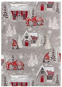 Kuchynská utierka 50x60cm s vianočným motívom škriatok