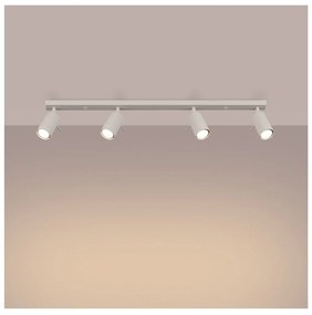 Krémovobiele bodové svietidlo 6x81 cm Etna – Sollux