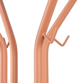 Kovový vešiak v lososovej farbe Jessy – Spinder Design