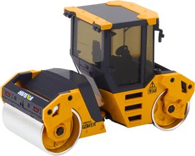 Cestný valec Kovové stavebné vozidlo Huina Yellow 1:50
