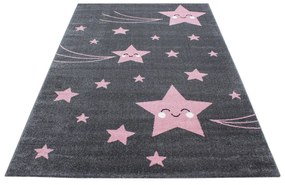Ayyildiz, Kusový koberec Kids 610 pink, 120x170, ružová, detská izba