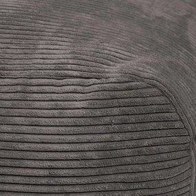 Tmavohnedý menčestrový sedací vak Tube – SLOWDOWN