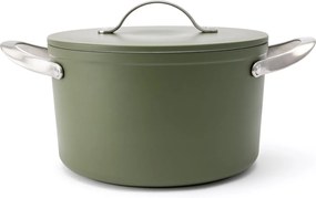 Elmich Nepriľnavý keramický hrniec Zen Ø 24 cm – olivovozelený