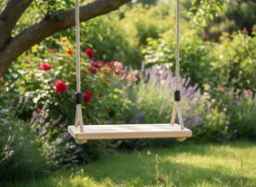 Garden Line DREVENÁ HOJDAČKA PRE DETI 45 x 19,5 x 1,6 CM