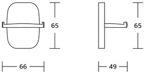 Aqualine Aqualine, RUMBA dvojháčik, chróm, RB123