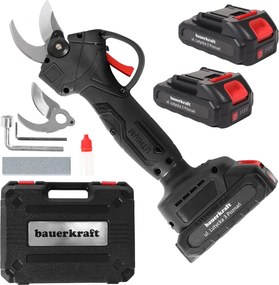 Bauerkraft Akumulátorové elektrické nožnice na živý plot 21V