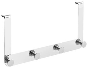 Laveo Miri, 4-háčikový vešiak na uteráky, chrómová, LAV-ALM_015S