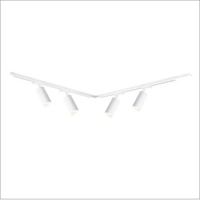 Bodové svietidlo v lištovom systéme MICA 4xGU10/10W/230V biela