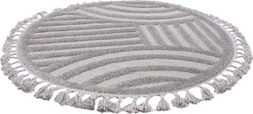 Koberec Berber 9754 L.GREY-K rozmery koberec: 120x120 cm